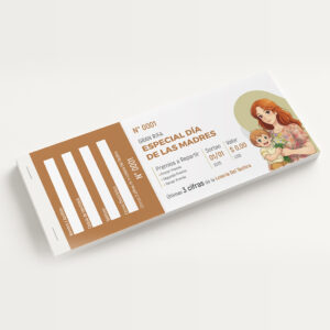Rifas-Día-de-Las-Madre01-Premium-Ejemplo de rifas personalizadas impresas en talonario